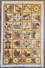Load image into Gallery viewer, Vintage Tea Towel - Printed Linen - Nesting Dolls - TWL413
