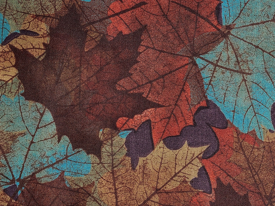 Vintage Fabric - Cotton - Sateen - Leaf - By the Yard - VCW740