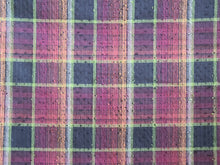 Load image into Gallery viewer, Vintage Fabric - Shagbark - Cotton - Burgundy Brown Plaid - SHG76
