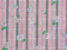 Load image into Gallery viewer, Vintage Fabric - Cotton - Dimity - Bubble Gum Pink Daisy - By the Yard - DMT333

