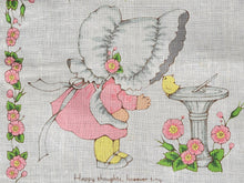 Load image into Gallery viewer, 1977 Vintage Calendar Towel - Linen - Happy Thoughts - TWLC104
