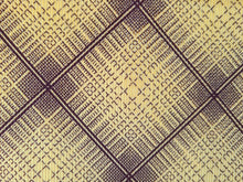 Load image into Gallery viewer, 1960s 1970s Retro Fabric - Corduroy - Plaid -  Fabric Remnant - 6CD288
