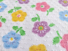 Load image into Gallery viewer, Vintage Fabric - Dotted Swiss - Cotton - Floral - Fabric Remnant - DSS409
