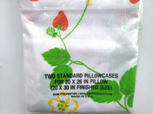 Load image into Gallery viewer, Vintage Pillowcases - Standard - Strawberries - BDP216
