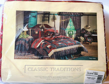 Load image into Gallery viewer, Vintage Bed Sheet Set - Queen - Log Cabin - BDQST398
