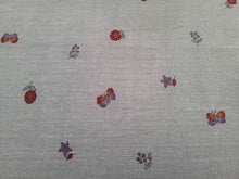 Load image into Gallery viewer, Retro Fabric - Cotton - Border Print - Butterfly Floral - Fabric Remnant - 6BDR15
