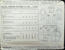 Load image into Gallery viewer, 1947 McCall Vintage Sewing Pattern 7070 - Boy Pajama - Size 4
