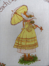 Load image into Gallery viewer, 1979 Vintage Calendar Towel - Linen - Holly Hobbie - TWLC94

